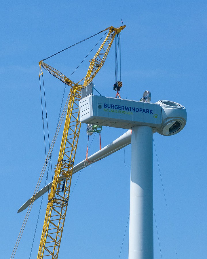 Positief advies voor principebesluit uitbreiding Burgerwindpark