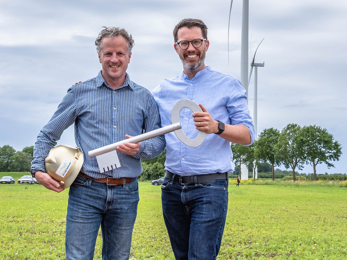 Directiewissel Burgerwindpark A2 Lage Rooijen: Joost Cornelli neemt stokje over van Tijmen Keesmaat