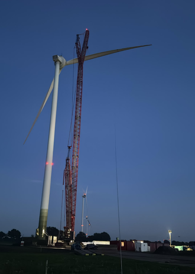 Een slim lichtsysteem voor de windturbines in de Bommelerwaard