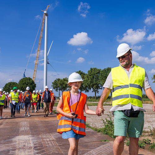 Groot aantal bezoekers op windsafari tijdens de open dag