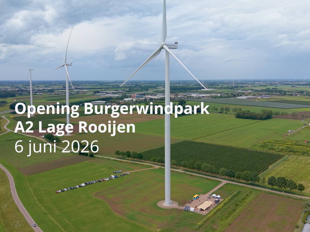 Bekijk de openingsvideo van het Burgerwindpark